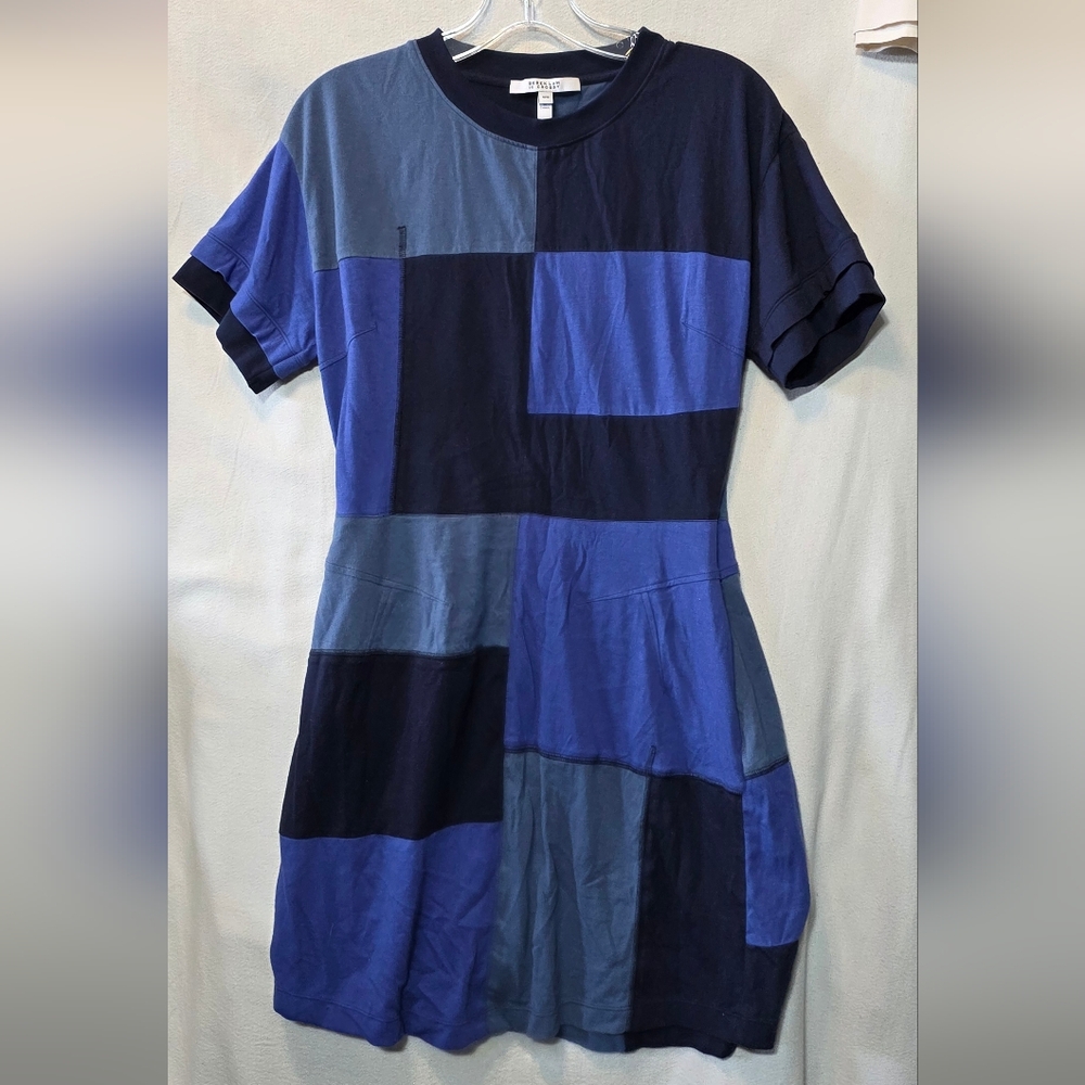 Derek Lam 10 Crosby Colorblock Pattern Mini Dress Size M